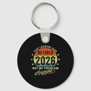 Retired 2026 Retirement 2026  Keychain