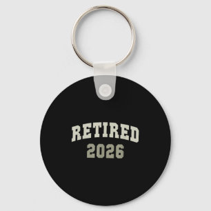 Retired 2026 University Retirement Dept Mother  Keychain