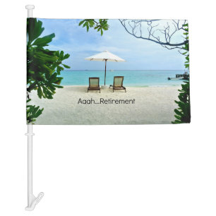 Retired - Aaah...Retirement Car Flag