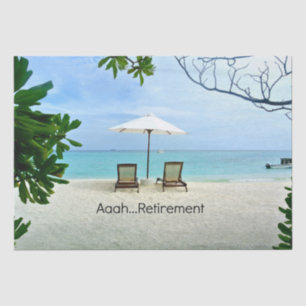 Retired - Aaah...Retirement Tissue Paper