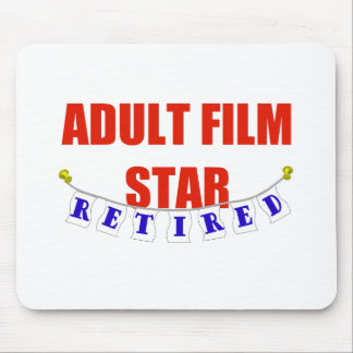 RETIRED ADULT FILM STAR MOUSE PAD
