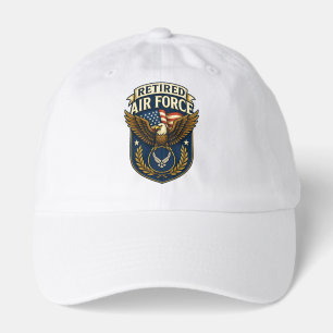Retired AIR FORCE logo with eagle & flag Hat