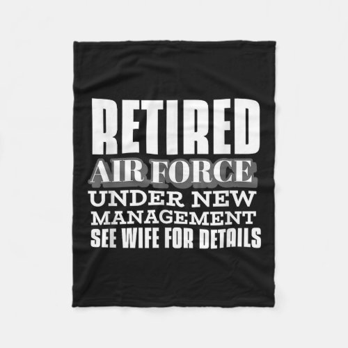 Retired Air Force Under New Management Retirement 