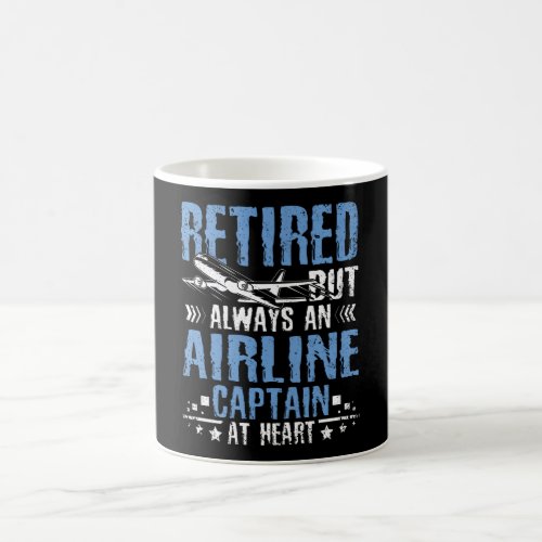 Retired airline captain coffee mug