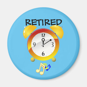 Retired Alarm Clock Magnet