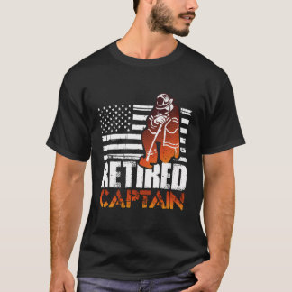 Retired American Firefighter Captain Retirement Gi T-Shirt