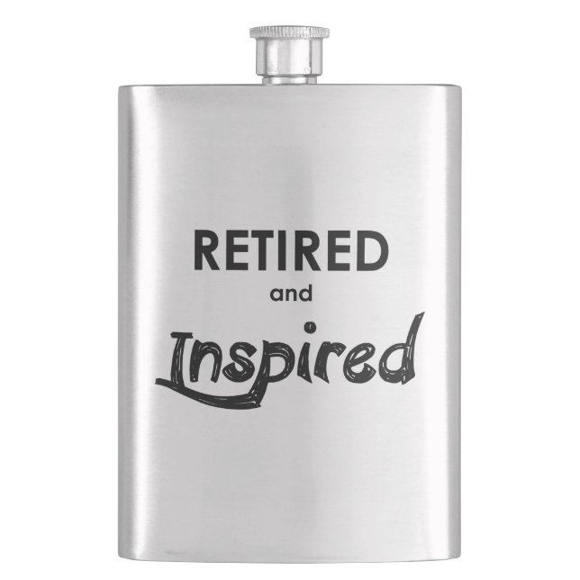 Retired And Inspired Flask (Front)