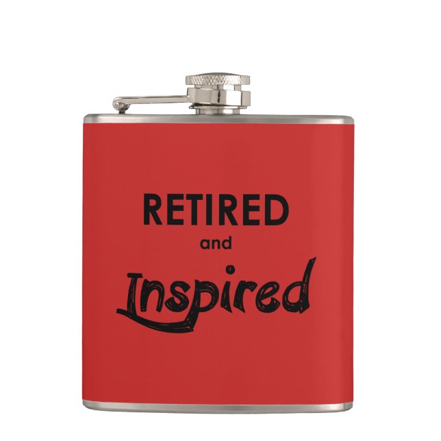 Retired And Inspired Flask (Front)