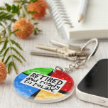 Retired and Ready to Relax, Funny Retirement Keychain