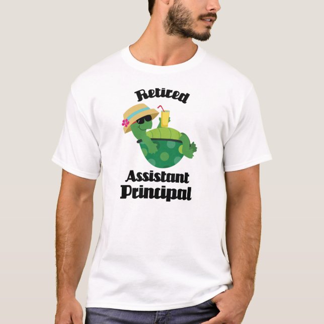 Retired Assistant Principal Gift T-Shirt (Front)