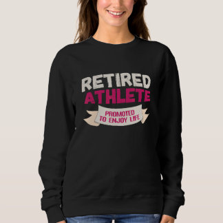 Retired Athlete Promoted To Enjoy Sweatshirt