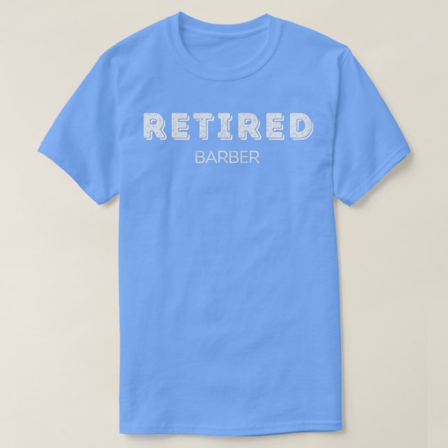 Retired Barber Classic TShirt (Design Front)