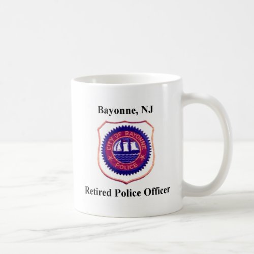 Retired Bayonne Police Officer Coffee Mug