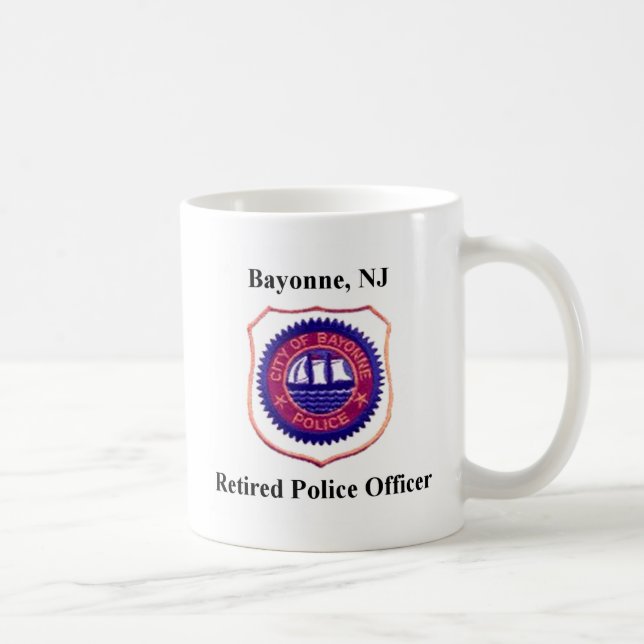 Retired Bayonne Police Officer Coffee Mug (Right)
