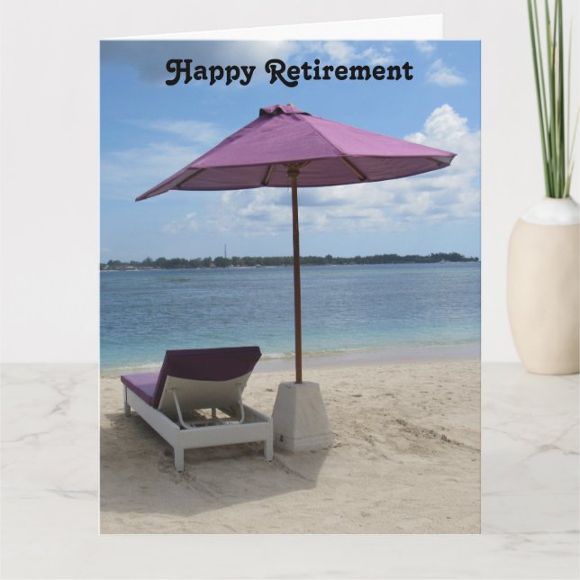retired beach seat big card (Front)