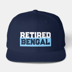 Retired Bengal Navy & Baby Blue Visor Cap