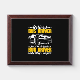 Retired Bus Driver Award Plaque