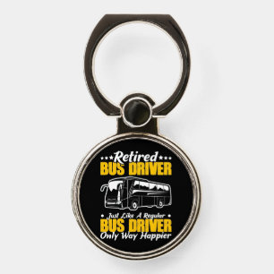 Retired Bus Driver Phone Ring Stand