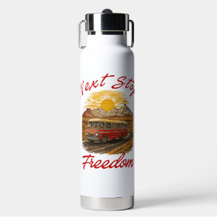 Retired Bus Driver Water Bottle Retirement Gift
