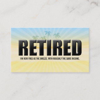 Retired Business Cards