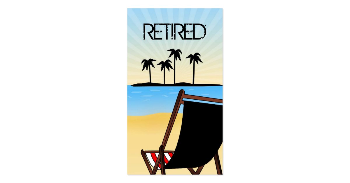 Retired business cards | Zazzle