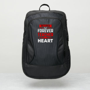Retired But Forever A Teacher At Heart Lovely Reti Port Authority® Backpack