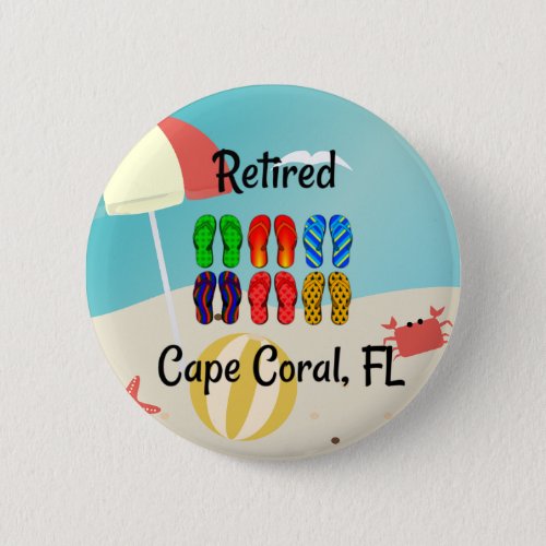 Retired Cape Coral FL beach design Button