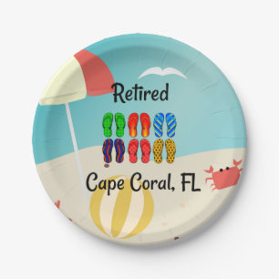Retired--Cape Coral, FL Paper Plates