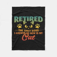 Retired Cat Funny Retirement 2024 Decoration Men W
