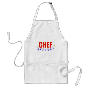 RETIRED CHEF ADULT APRON