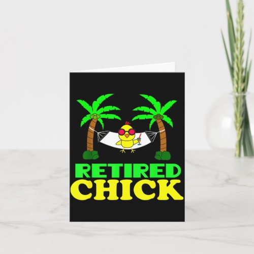 Retired Chick Humor Funny Retirement Party Gift Ne
