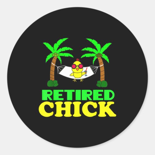 Retired Chick Humor Funny Retirement Party Gift Ne