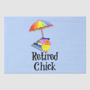 Retired chick, oh so cute tissue paper