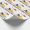 Retired Chick on the Beach Wrapping Paper