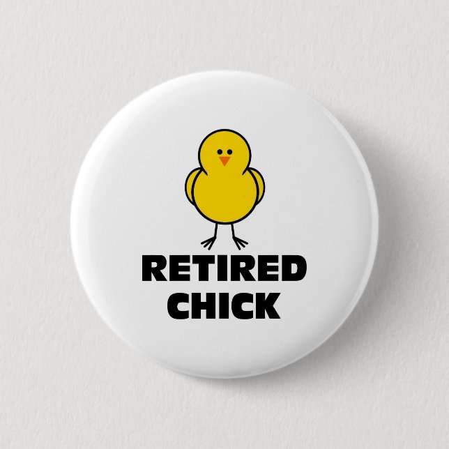 Retired Chick Pinback Button (Front)