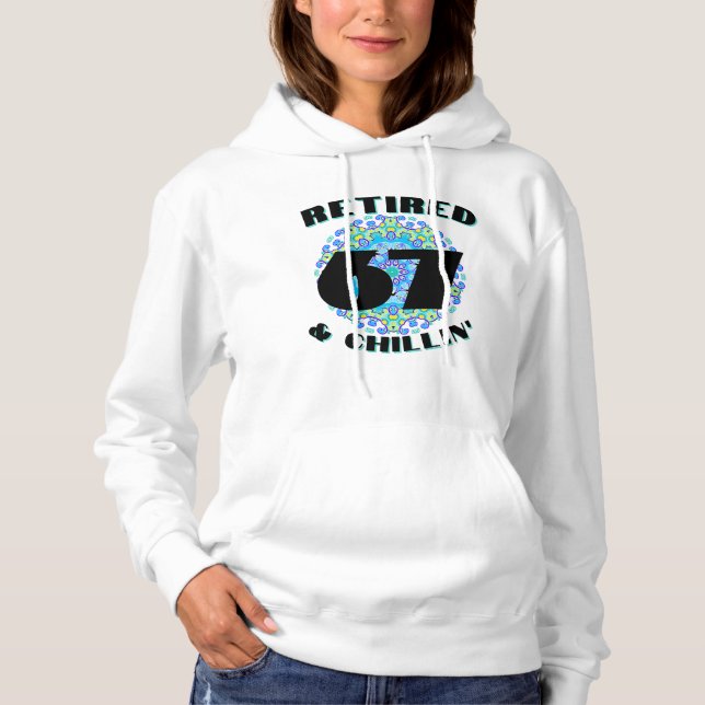 RETIRED & CHILLIN' HOODIE (Front)