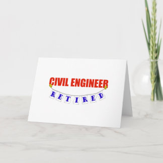 RETIRED CIVIL ENGINEER CARD