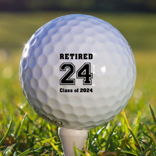 Retired Class of 2024 Collegiate Sports Golf Balls