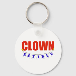 RETIRED CLOWN KEYCHAIN