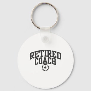 Retired Coach Soccer Team Mentor _1  Keychain