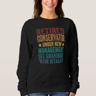 Retired Conservator Under New Management For Grand Sweatshirt