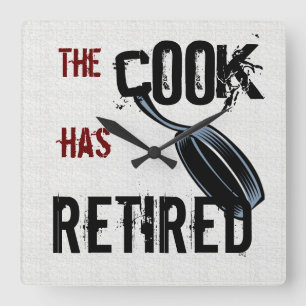 Retired Cook Wall Clock