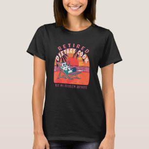 Retired Dietary Cook  Vintage Retirement T-Shirt