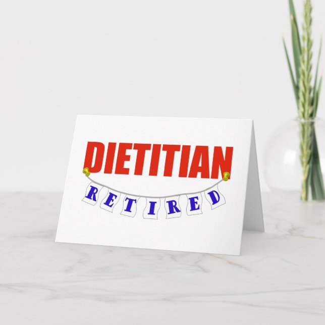 Retired Dietitian Card (Front)