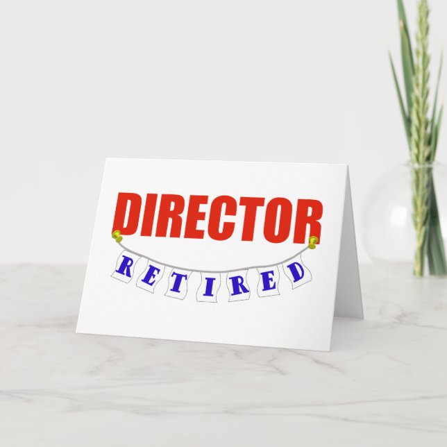 Retired Director Card (Front)