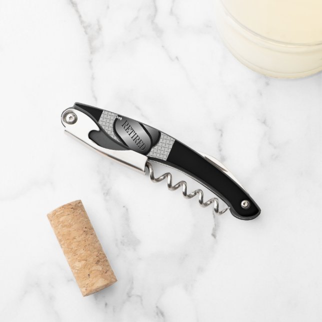 Retired Dog Tag Waiter's Corkscrew (Front)
