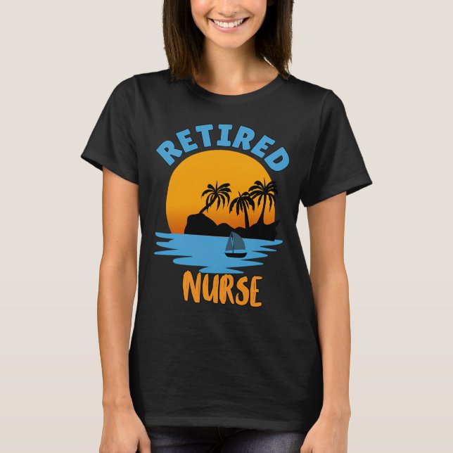 Retired Driver Going Fishing T-Shirt (Front)