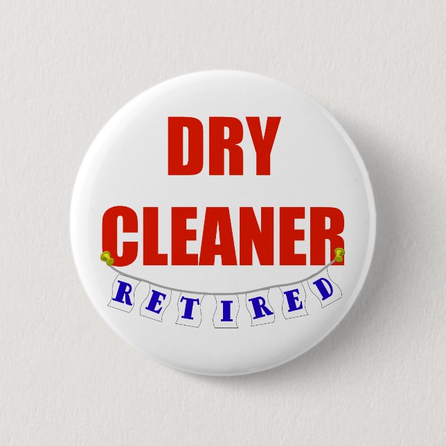 RETIRED DRY CLEANER BUTTON (Front)