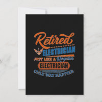 Retired Electrician - Electrician Gift