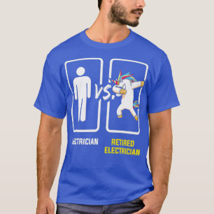Retired Electrician Regular Funny Retirement T-Shirt